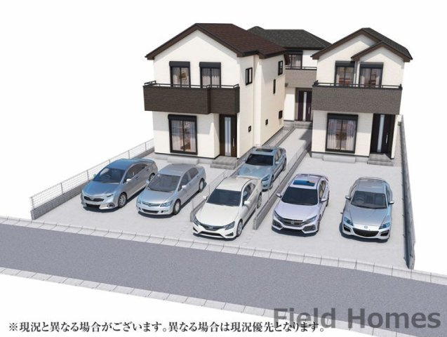 大和市西鶴間６丁目新築戸建て　A号棟の外観|外観イメージ「大和市西鶴間6丁目新築戸建て」