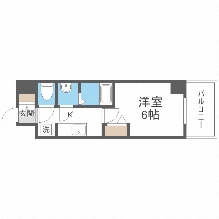 スプランディッド天王寺パークサイドの間取り