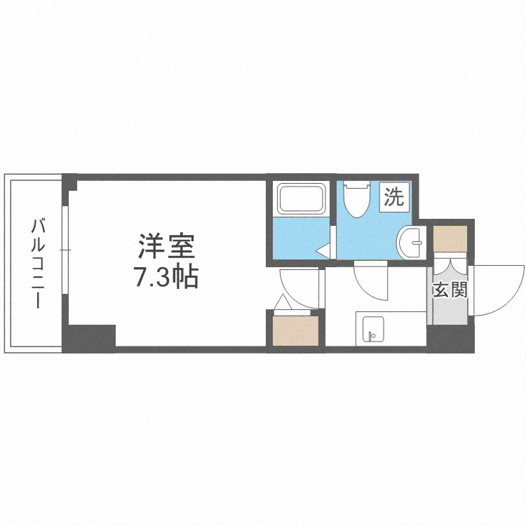 エグゼ新大阪南の間取り