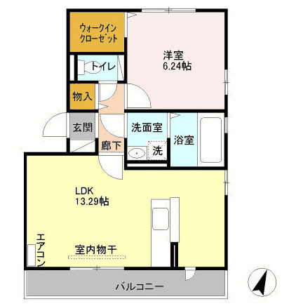 【間取り】 | ラ・グランメール(Ｄ-ｒｏｏｍ)