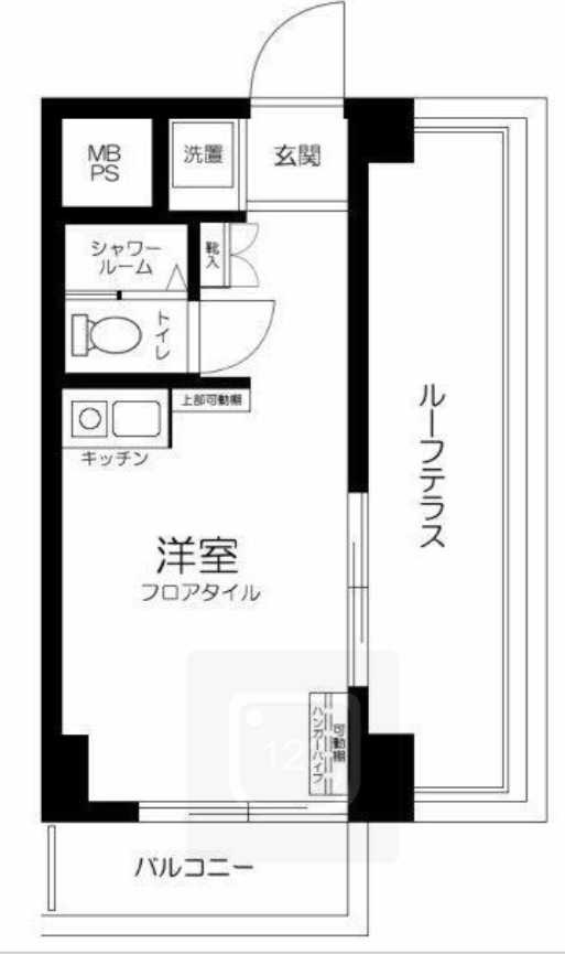 朝日プラザ桜新町　フルリフォーム　駅近　分譲賃貸の間取り