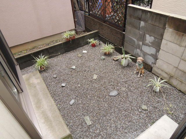 アネックス新小岩Ⅱの庭