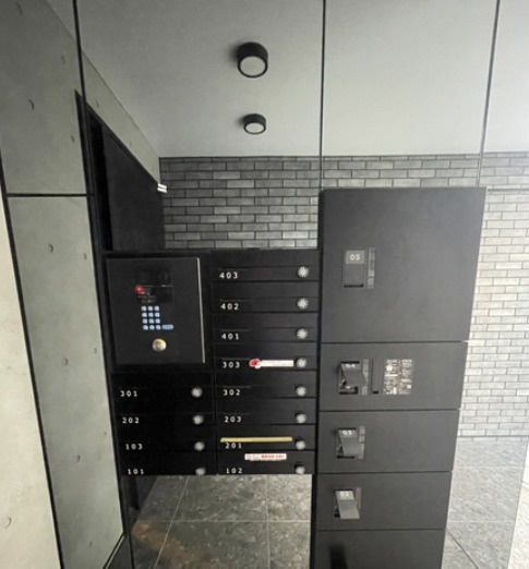 プライマル四谷荒木町のその他共用部分|メールボックス、宅配ボックス
