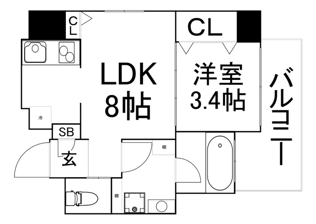 【間取り】 | ウィステリア大阪天満宮