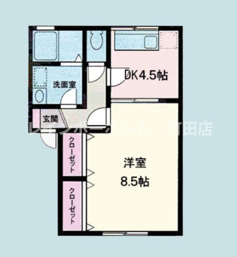 シャルム松風※初期費用分割あと払いサービス利用可能物件の間取り