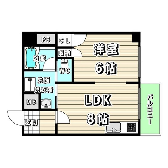 【間取り】 | 中京第3ビル