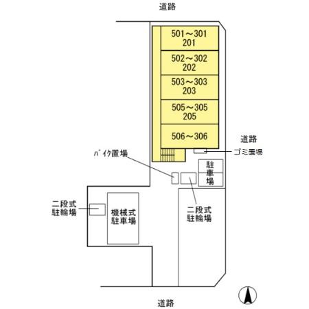 Numazu Nordの区画図