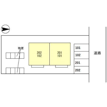 セジュールみのりの区画図