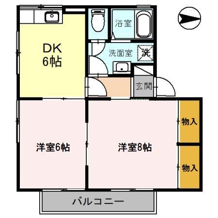 セジュールみのりの間取り