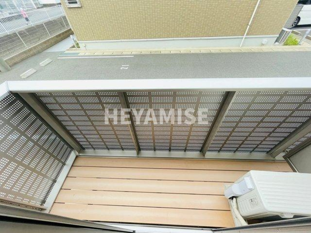 ウィット深堀　のバルコニー|※同間取りの別のお部屋の写真です※