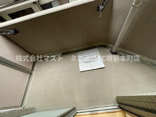 エイペックス心斎橋東のバルコニー