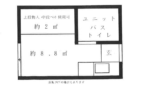 矢口第２ハイツの間取り|間取りです。