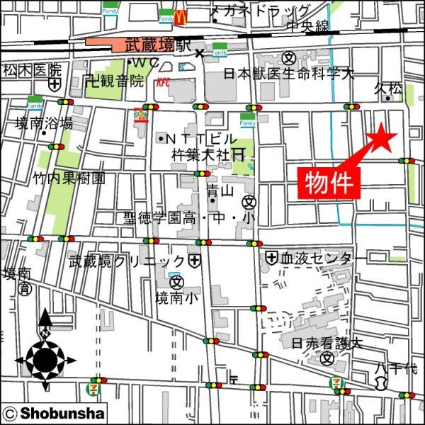 共永コーポ　Ｂ棟の地図