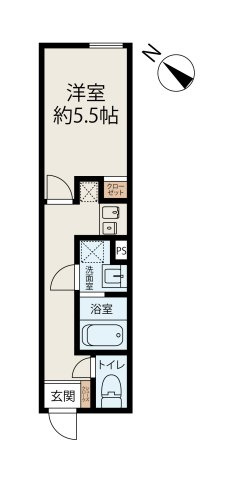 モンソレイユ方南町の間取り
