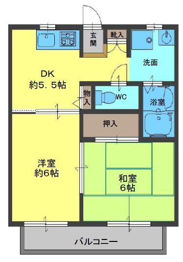 サンハイツの間取り
