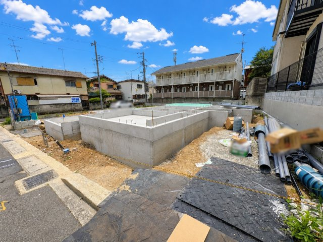 大山崎尻江Ⅰ期【全５区画】の前面道路含む現地写真