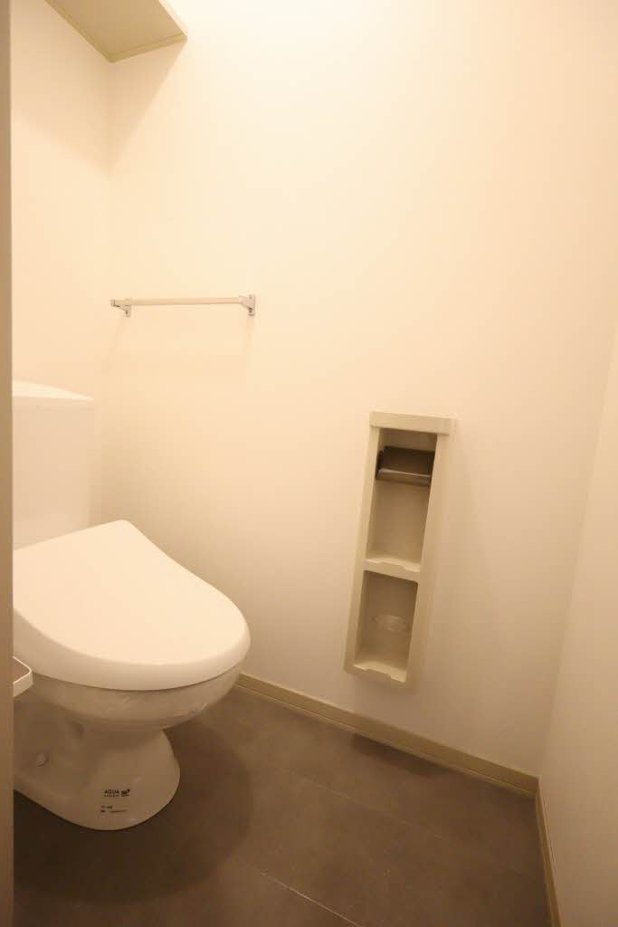ハイツ岩郷 A棟のトイレ|コンパクトで使いやすいトイレです