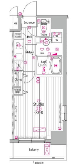 ガーラ・グランディ木場の間取り