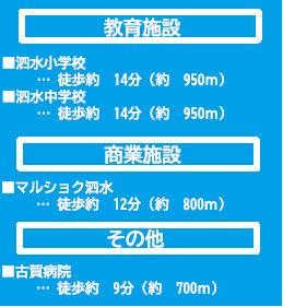 仲介手数料不要　よかタウンBloom菊池市泗水町吉富４期【泗水小・泗水中】の周辺