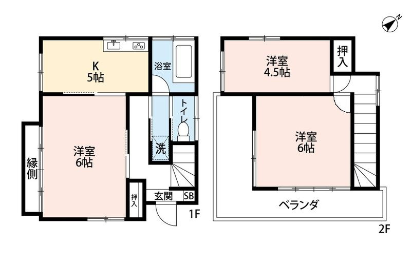 北松戸戸建の間取り