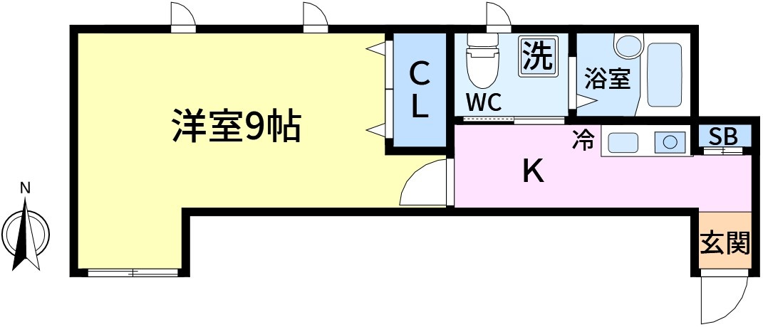 アネックス新小岩Ⅱの間取り