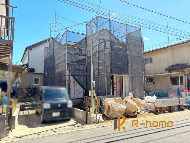 牛久市田宮町30期　新築戸建て　1号棟の外観|ご予約を頂ければ、『平日』はもちろん『早朝』や『夜間』もご見学可能です♪お気軽にお申し付けください♪