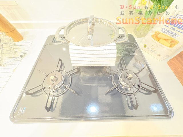 【サンスターホーム】レクセルプラッツァ福生弐番館　リノベーション済みのキッチン