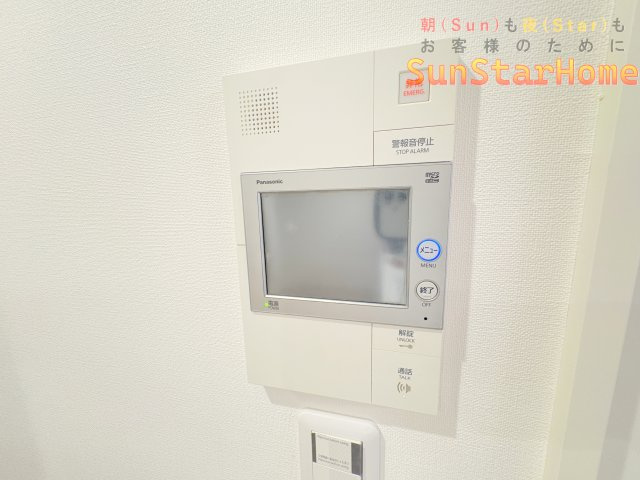 【サンスターホーム】レクセルプラッツァ福生弐番館　リノベーション済みの防犯設備