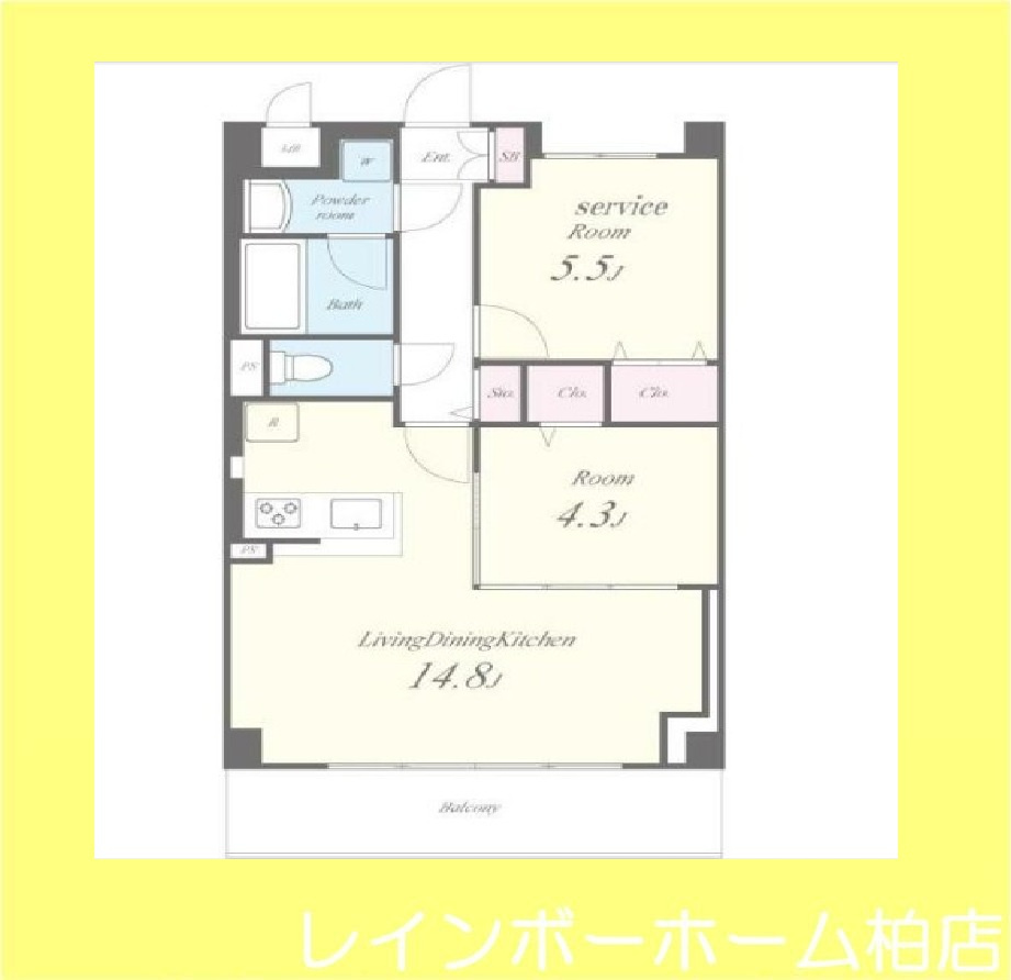 【仲介手数料：50％OFF】対象物件！の間取り