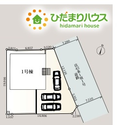 本庄市児玉町児玉第14　新築戸建て　グレイドルガーデン　01の区画図