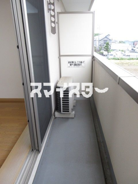 アロッジオ小作台のバルコニー