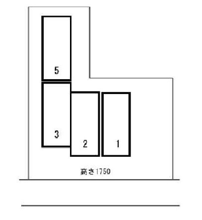 ダーナ谷中駐車場の区画図