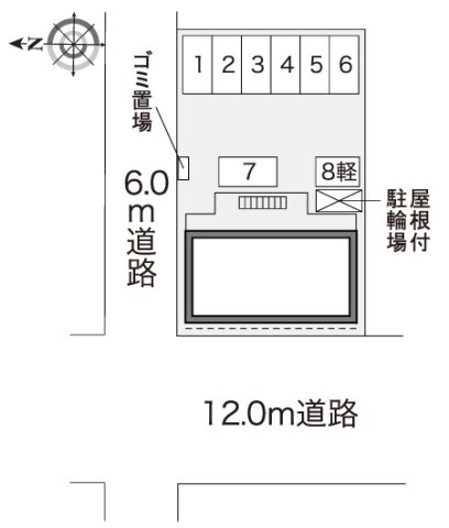 レオパレスオラトリオの区画図