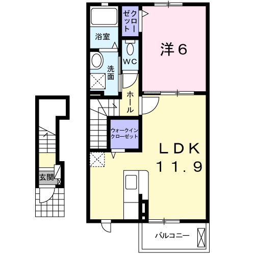 【間取り】 | ＫＫヒルズ
