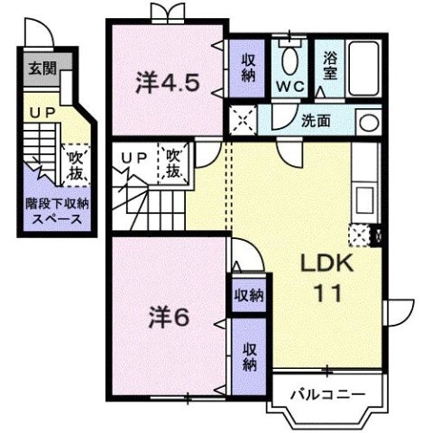 フィエルテの間取り