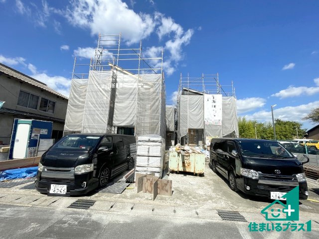 ★京都市伏見区向島庚申町　第1期　新築一戸建ての外観|建築中ですが現地を見ると分かる事もございますので、ぜひ一度現地をご覧ください。
