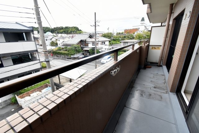 LiAnge北六甲のバルコニー