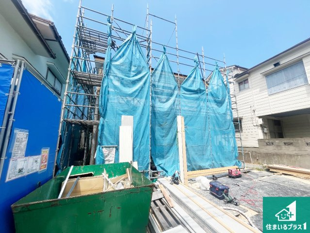 神戸市垂水区塩屋台　第1期　新築一戸建ての外観|現在の進捗状況です！順調に作業進行中、完成が待ち遠しいです！詳細の間取り等、お気軽にお問い合わせください！
