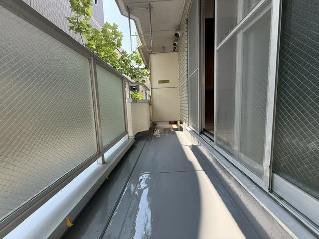 ナーディスコーポのバルコニー