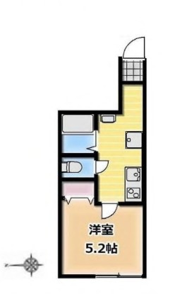 Ｂ・キャッスル十条の間取り