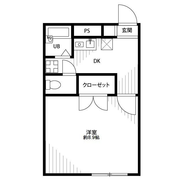 プレジール 住吉の間取り
