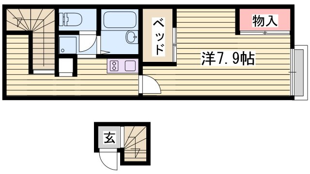 レオパレス長池の間取り