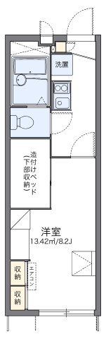 レオパレスエクセルパートⅦの間取り|代表的な間取のため実際の間取とは異なる場合があります