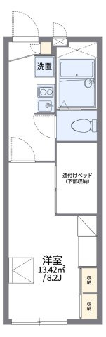 レオパレスゾネグランツの間取り