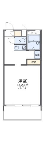 レオパレスＰｅａｌ　Ｓｑｕａｒｅの間取り|代表的な間取のため実際の間取とは異なる場合があります