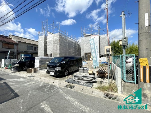 ★京都市伏見区向島庚申町　第1期　新築一戸建ての外観|お近くの同じ売主さんが建築したお家をご案内致します。実際に使われている設備をご覧ください。