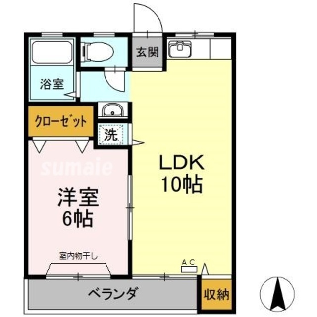 光マンションの間取り|間取りです☆