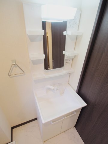 安芸郡府中町大通２丁目の賃貸マンションの独立洗面台