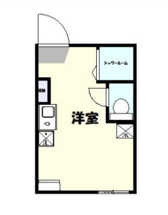 杉並区高円寺北１丁目のアパートの間取り