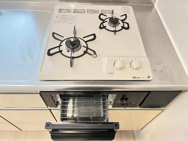 ロイヤルコート・Ａのキッチン|2口ガスコンロ（イメージ）